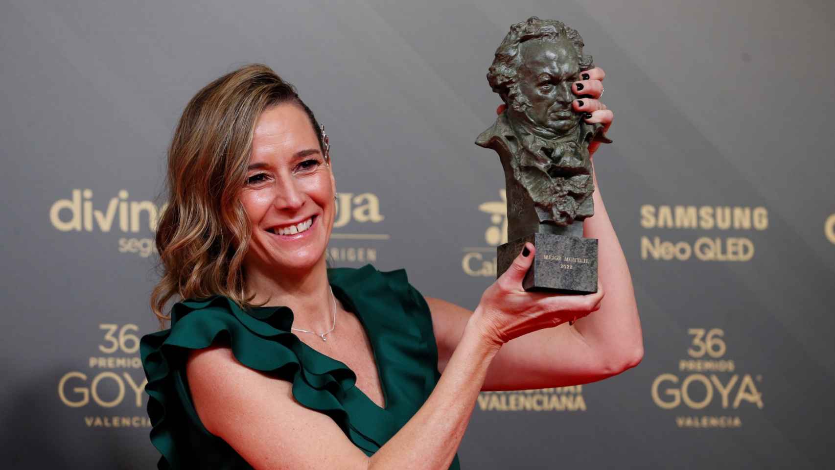 Vanessa Marimbert, ganadora del Goya al Mejor montaje por 'El buen patrón'