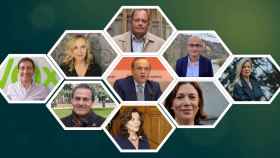 Los candidatos de Vox a las municipales de Castilla y León el próximo 28 de mayo.