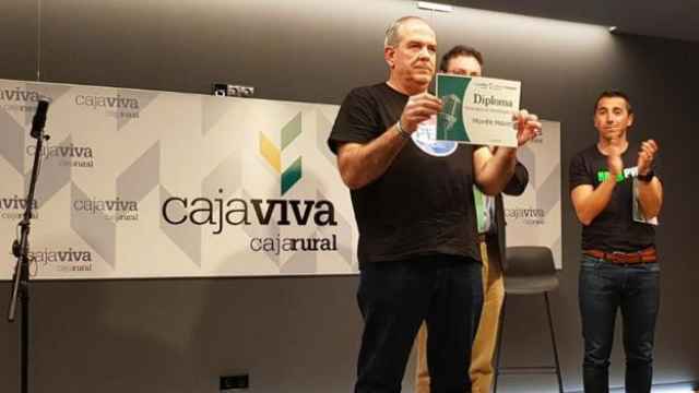 Fernando Bernal, ganador de una anterior edición del Concurso de Monólogos Fundación Caja Rural Burgos