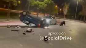 Video del espectacular accidente ocurrido junto al Ikea de Málaga.