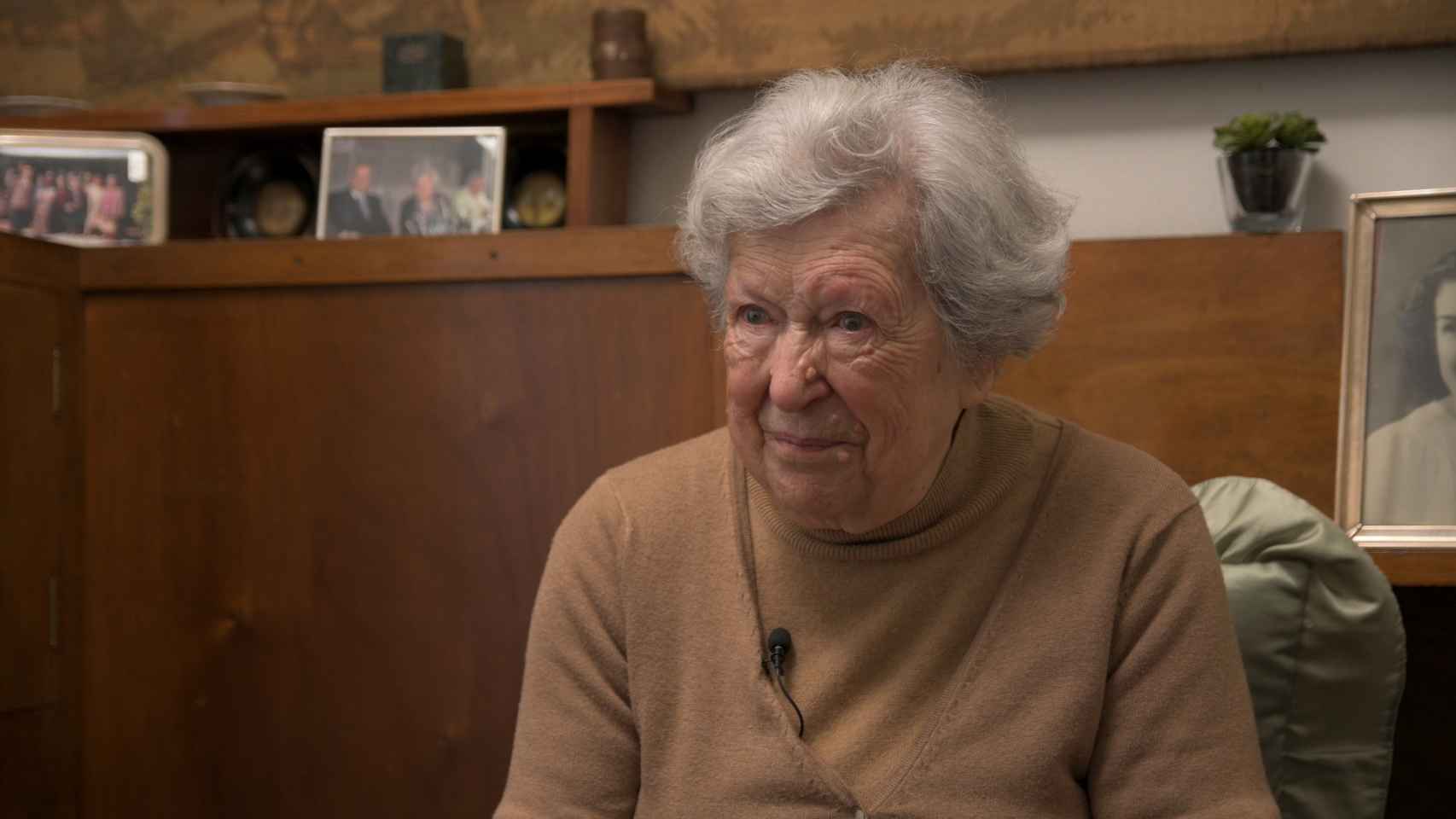 Carme Castro, viguesa de 100 años que vivió en primera persona la dictadura franquista.