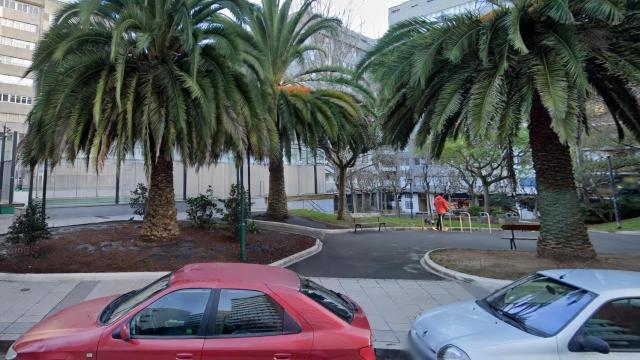 La plaza de San Pablo en A Coruña.