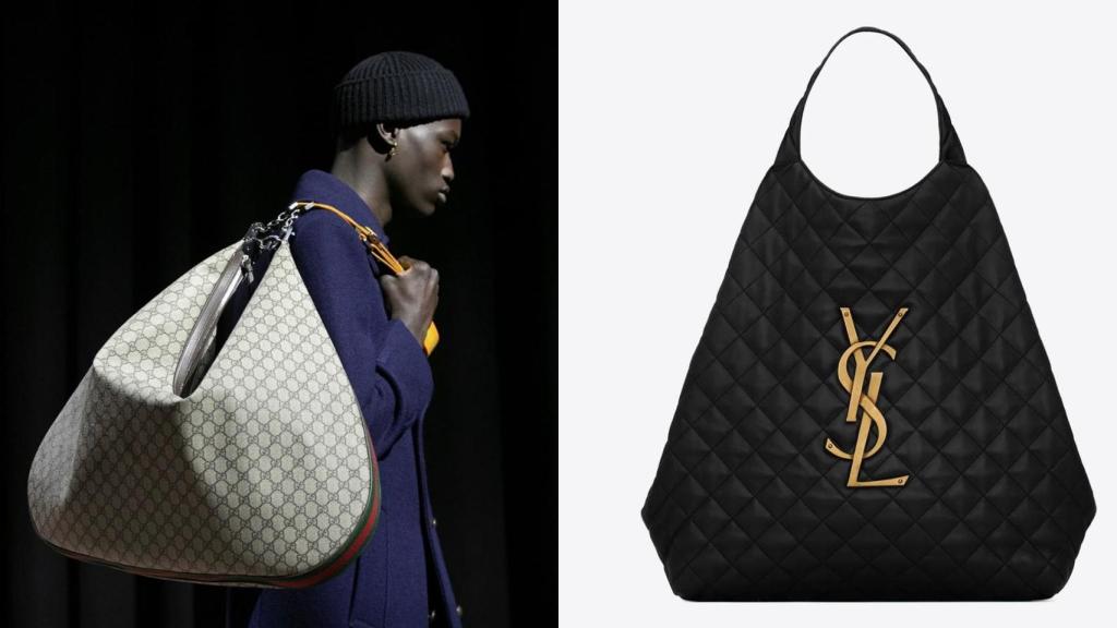 Bolso de Gucci (izquierda) y bolso de Yves Saint Laurent (derecha)
