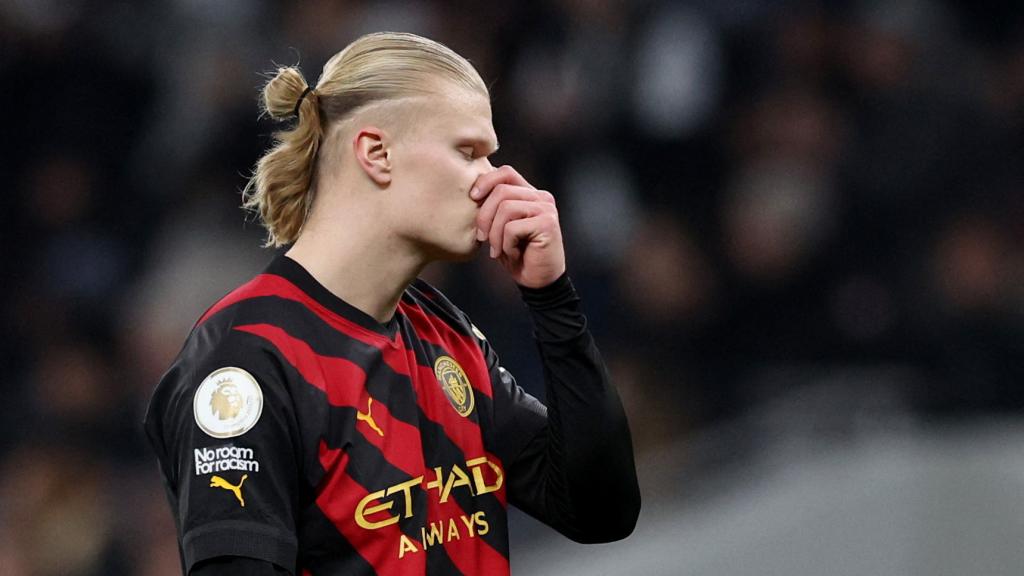 Erling Haaland, con el Manchester City