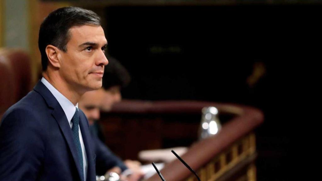 Pedro Sánchez, en el Congreso de los Diputados.