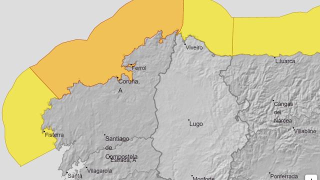 Alerta naranja en la costa de A Coruña para el lunes