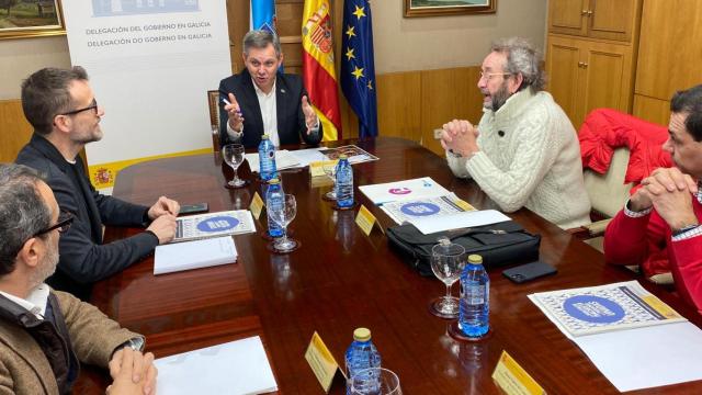 Reunión de la delegación del Gobierno con la hostelería de Galicia.