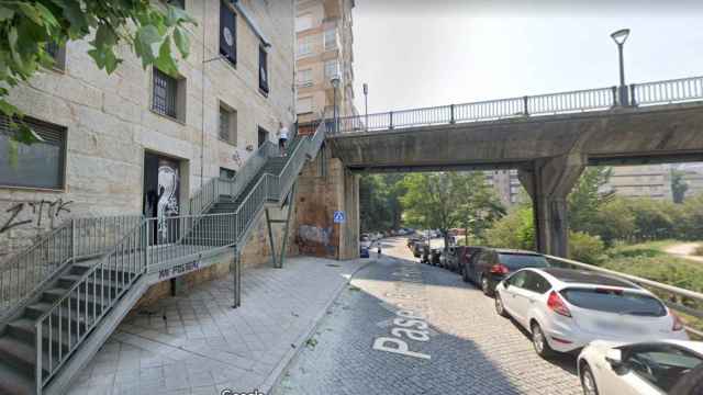 Escaleras que conectan las calles Avilés de Taramancos y Ervedelo.