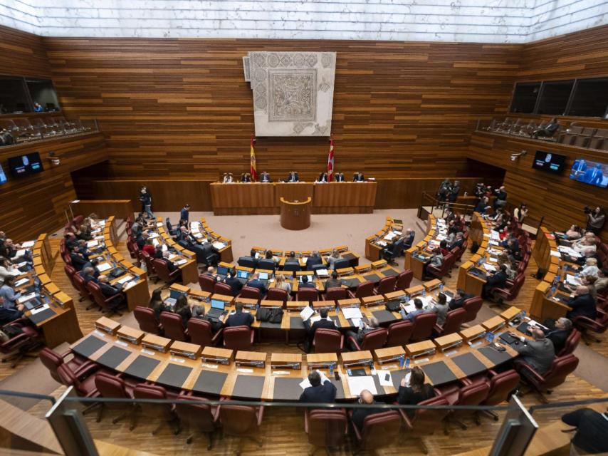 Imagen del pleno de las Cortes en el pleno de esta semana.