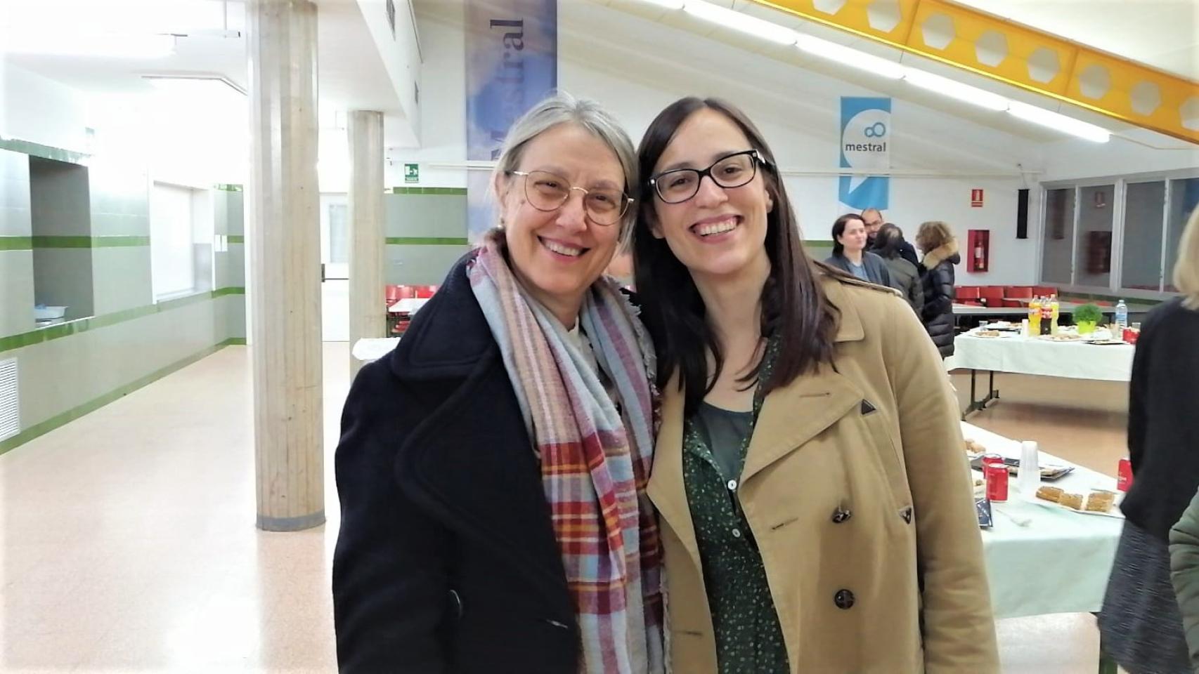 Pilar Moreno y Cristina Aleixendri.