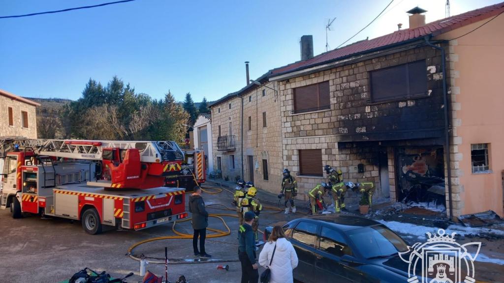 Incendio en Palacios de Benaver