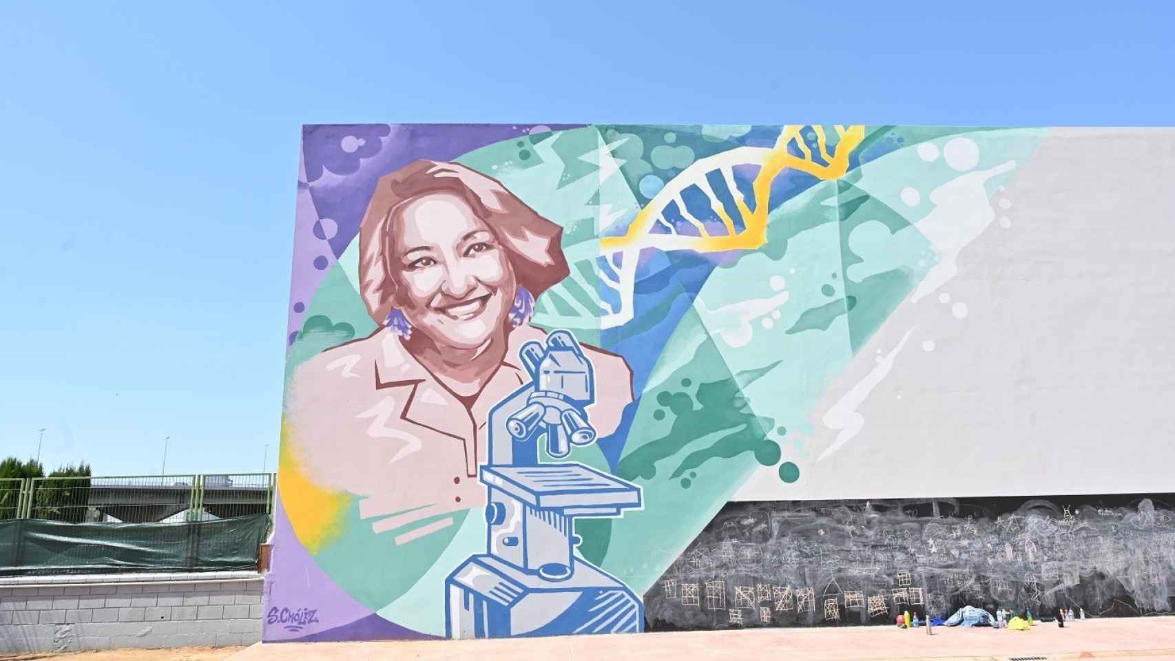 Mural dedicado a Ángela Nieto en la localidad valenciana de Mislata.