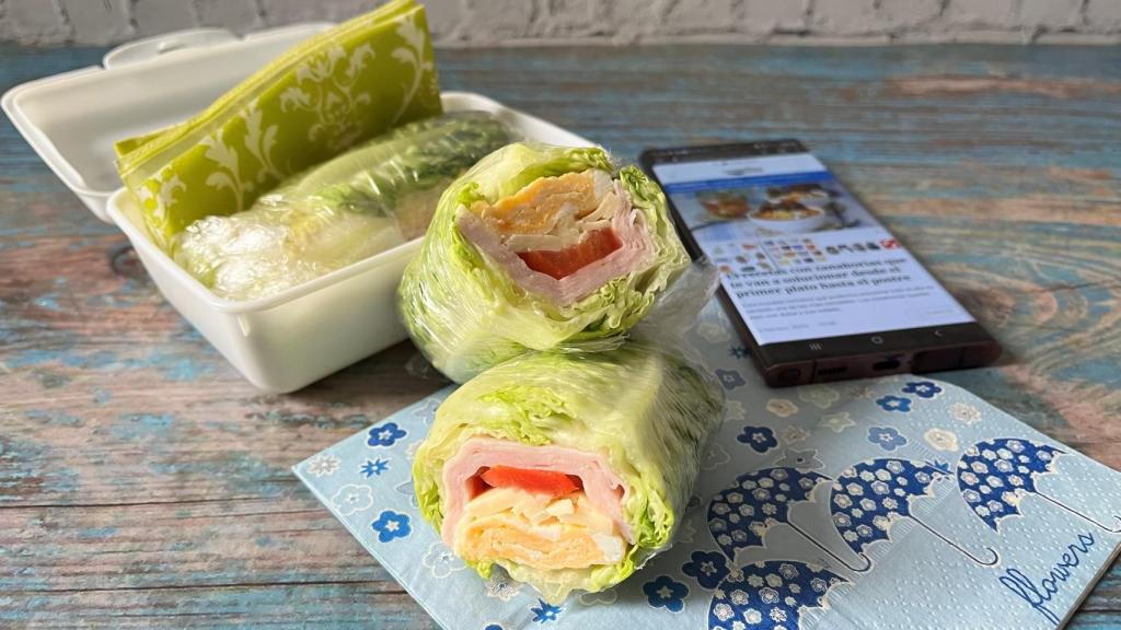 Ensalada para llevar, un tentempié saludable con menos de 150 calorías para comer en cualquier parte