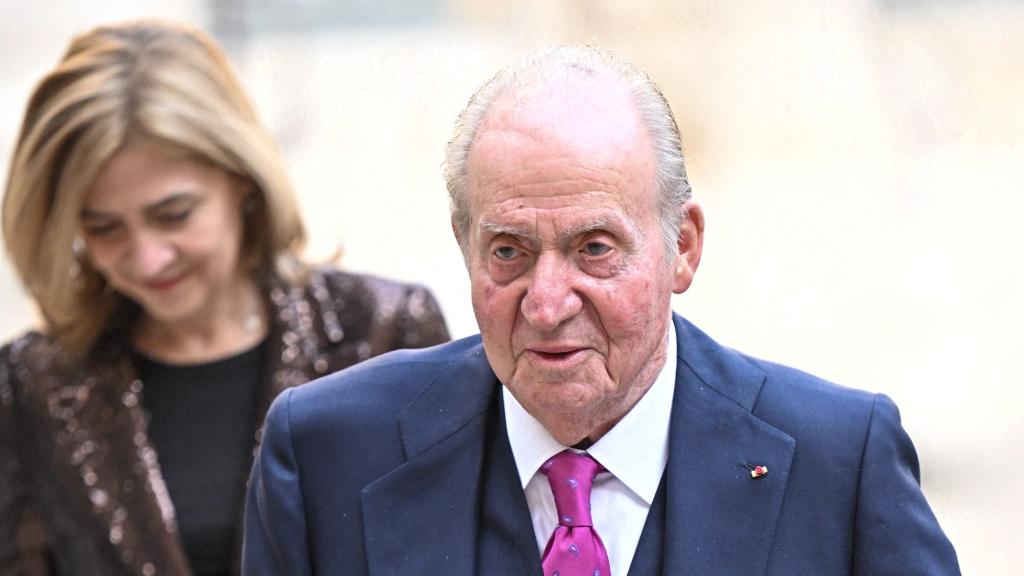 El rey Juan Carlos en París el pasado mes de febrero.