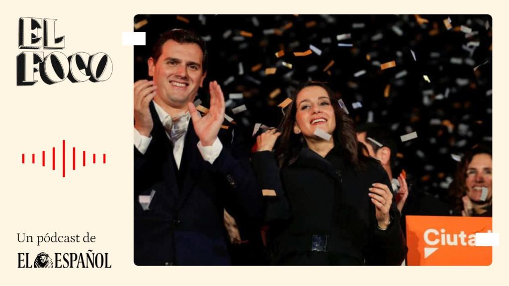 Albert Rivera e Inés Arrimadas, tras su triunfo electoral en Cataluña.