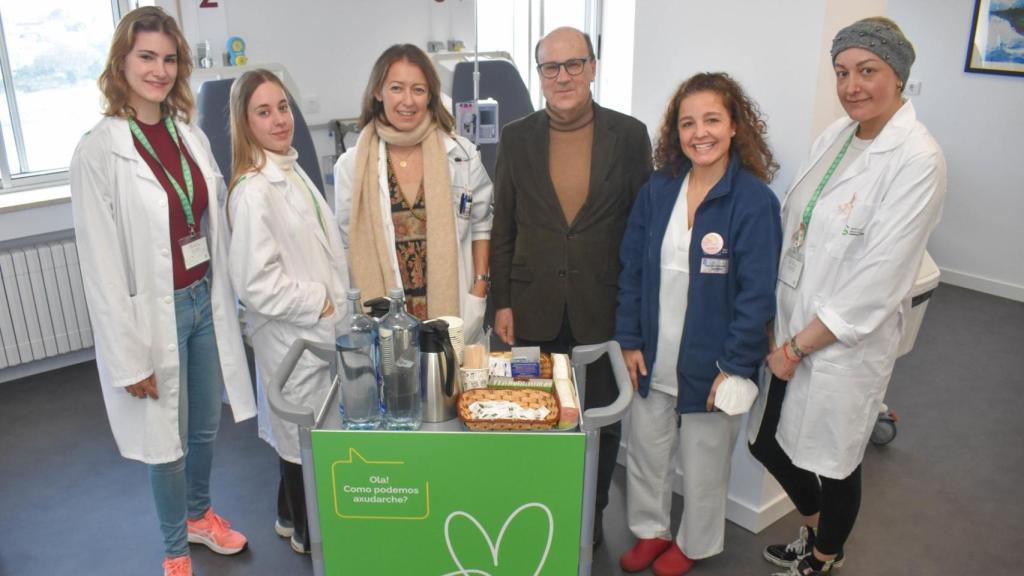 Un equipo de voluntarios para aconsejar y acompañar a pacientes oncológicos en A Coruña