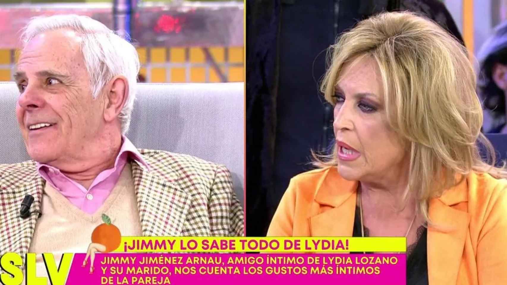 Jimmy Giménez-Arnau y Lydia Lozano en 'Sálvame'
