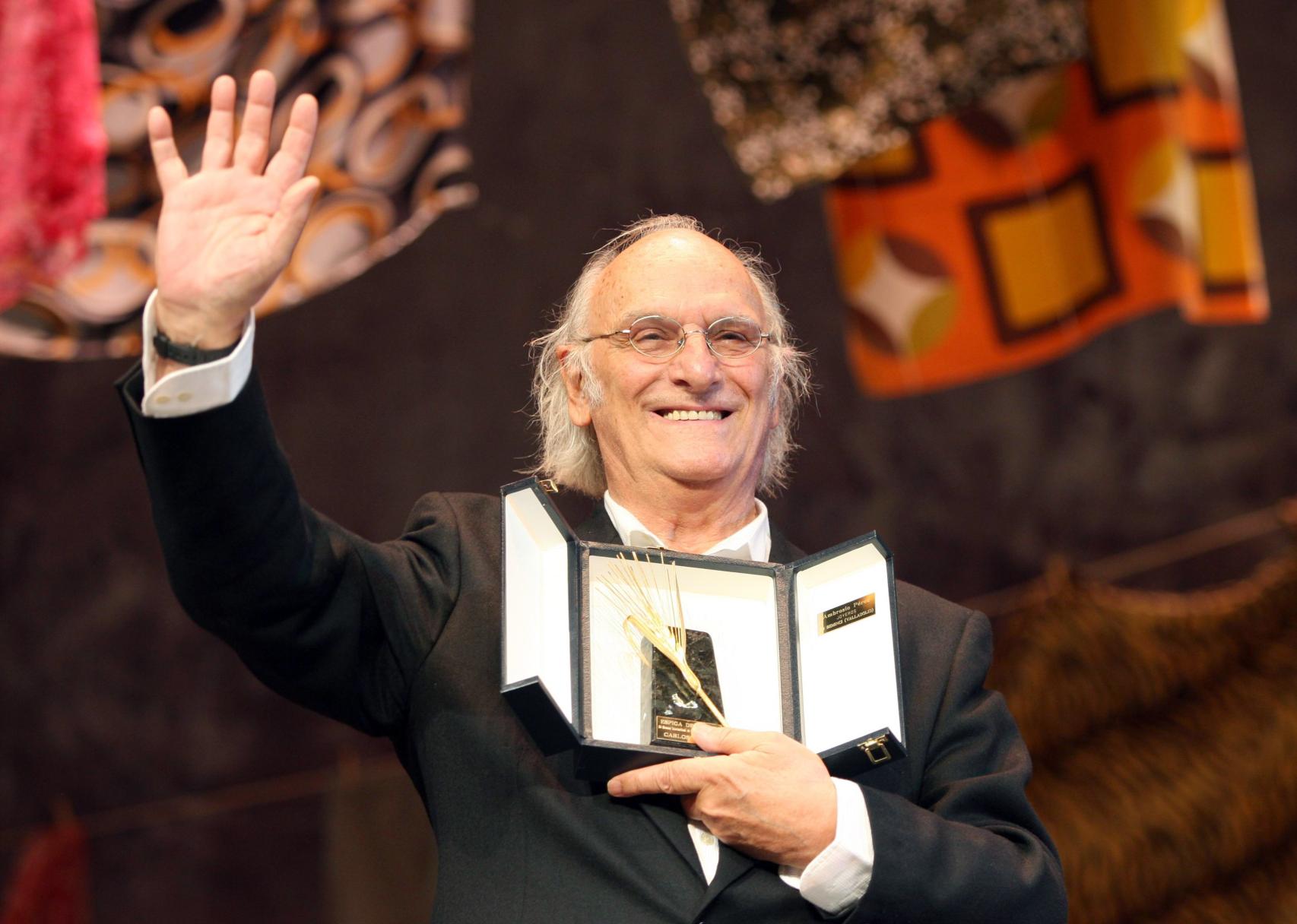 Carlos Saura recibe la Espiga de Oro en la 54 edición de la SEMINCI