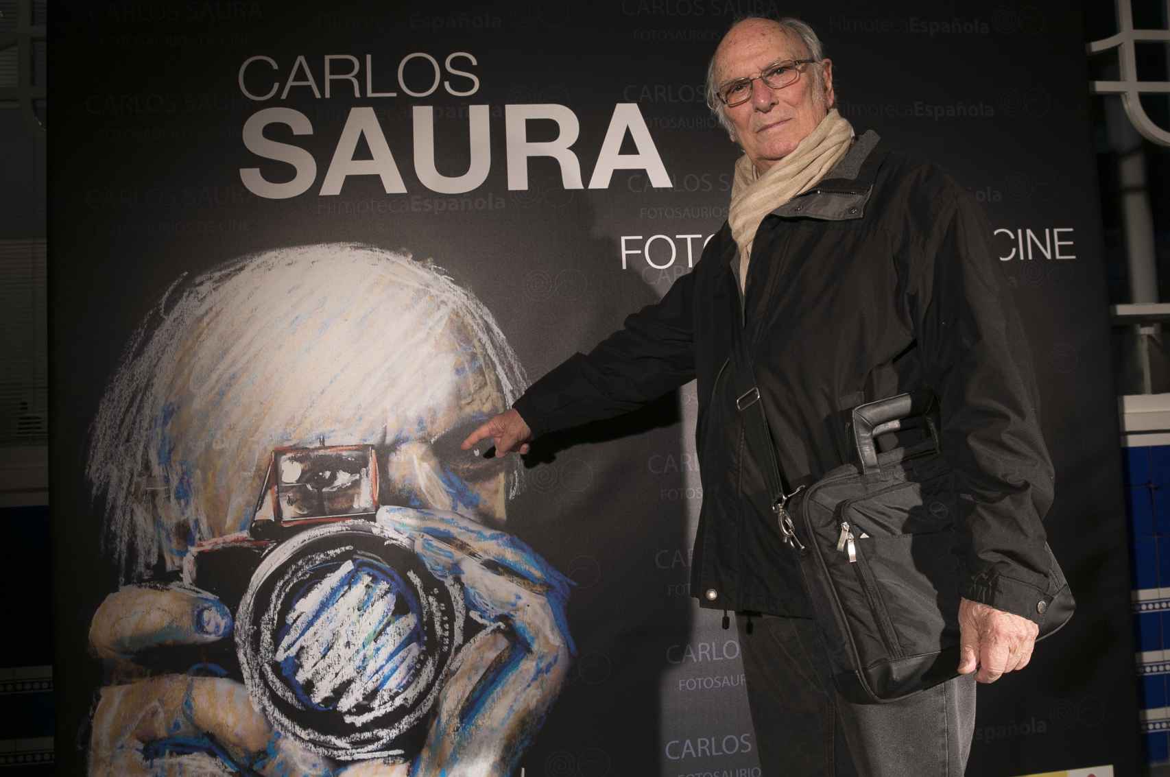 El cineasta Carlos Saura, en uno de los ciclos de la Filmoteca.