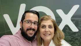 Mario Ortolá y Carmen Robledillo en una imagen subido por el primero en redes sociales.