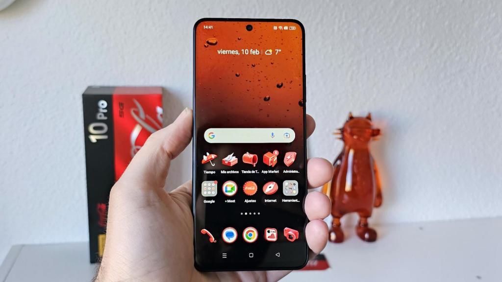 La interfaz del realme 10 Pro 5G Edición Coca-Cola.