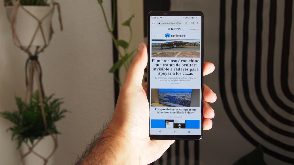 La pantalla del Sony Xperia 5 iv