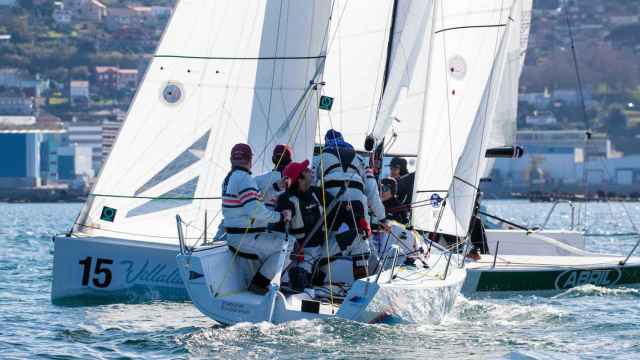 El Sail Cascais del legendario Vasco Sherpa, uno de los cuatro J70 lisboetas en A Toxa.