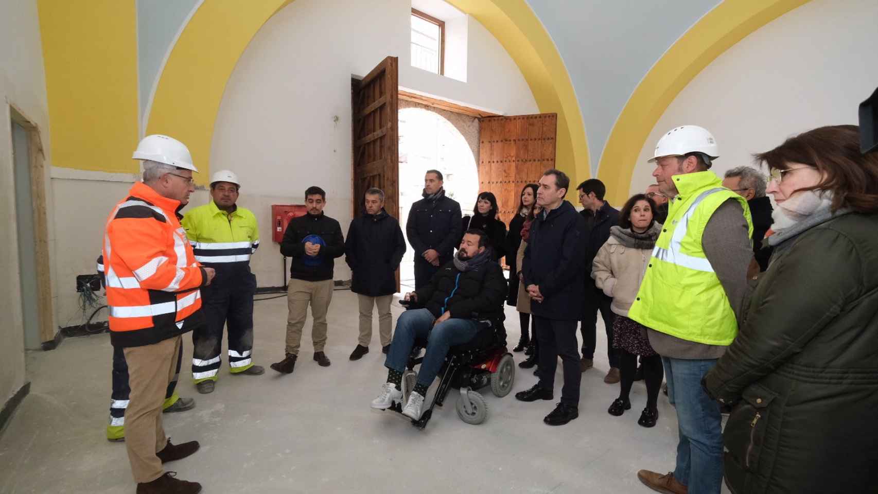 El delegado del Gobierno en Castilla-La Mancha, Francisco Tierraseca, ha visitado las obras