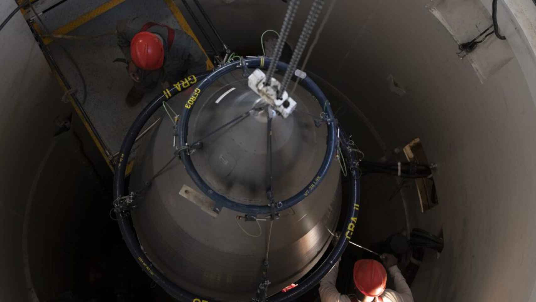 Minuteman III en un silo de lanzamiento