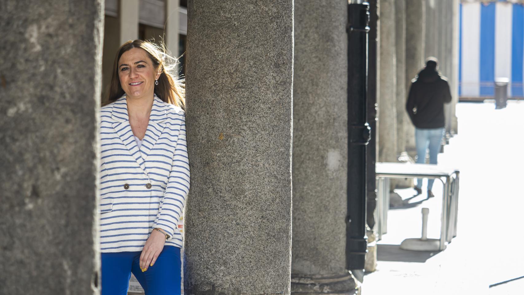 Virginia Barcones, durante la entrevista con EL ESPAÑOL de Castilla y León