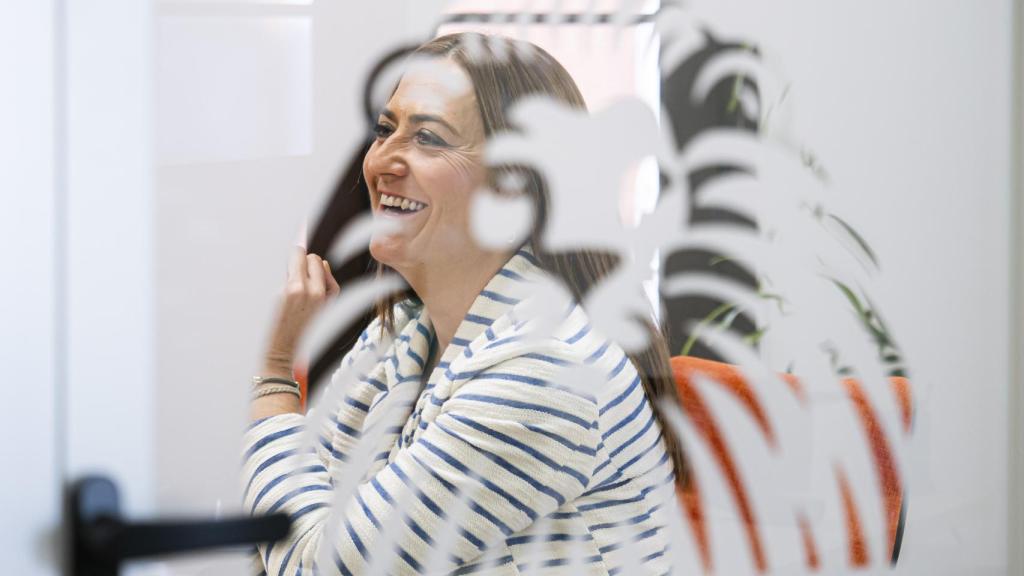 Virginia Barcones, durante la entrevista con EL ESPAÑOL de Castilla y León