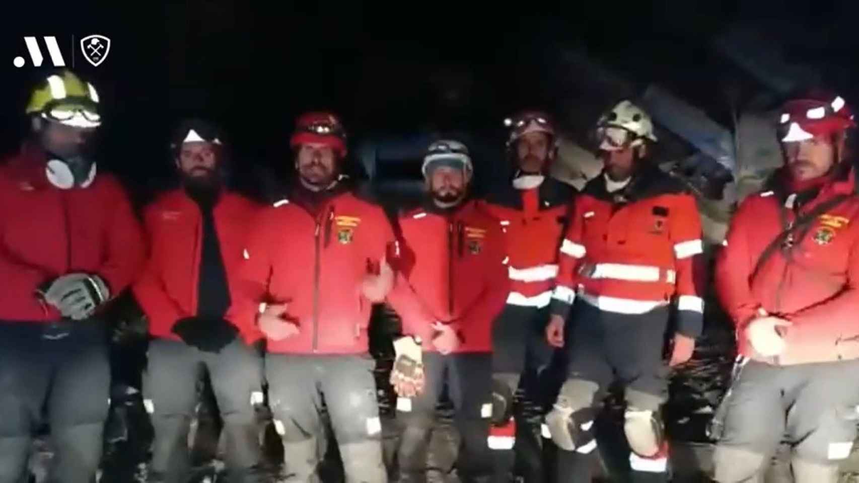 Los bomberos de Málaga en Turquía.