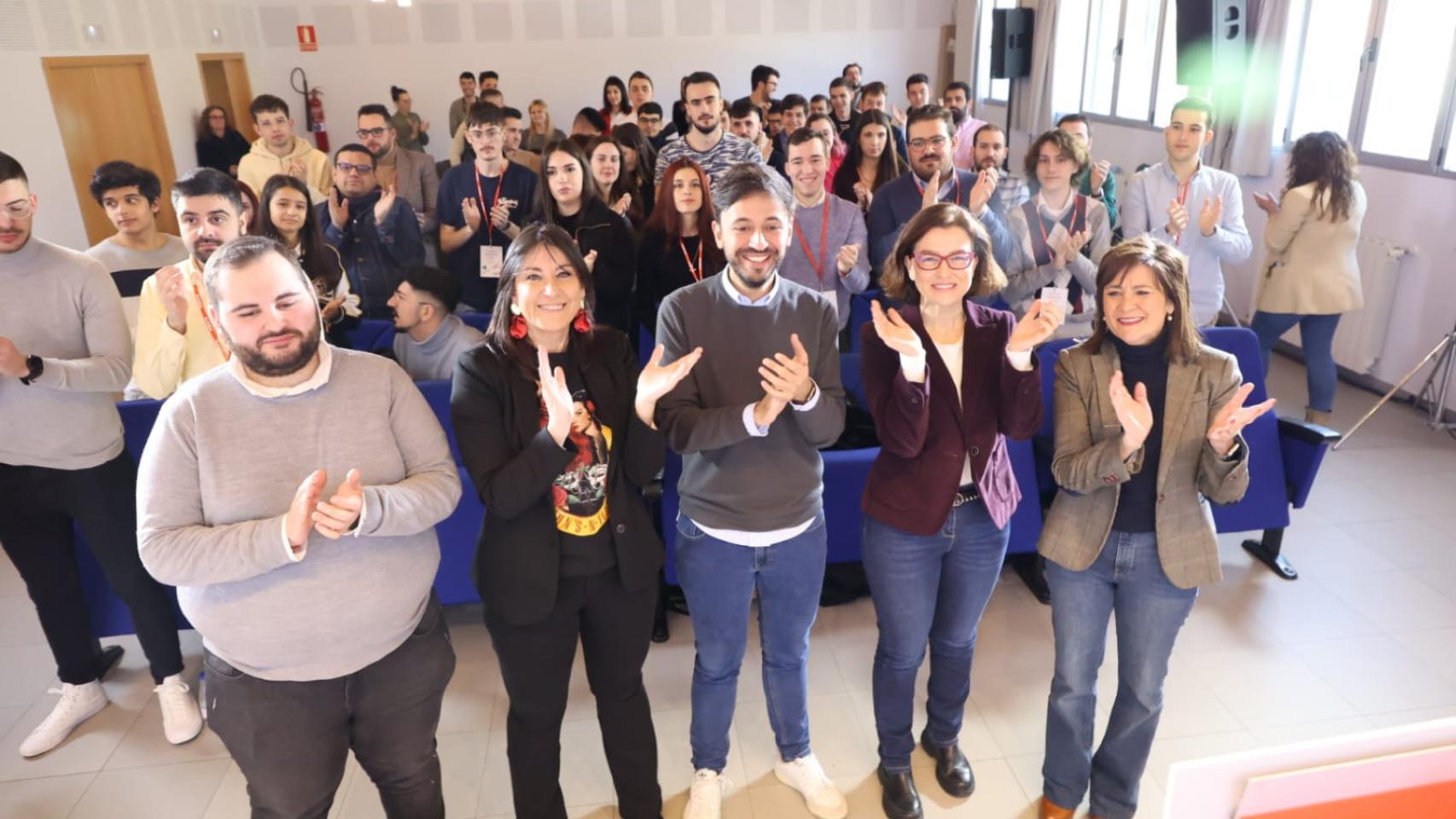 Imagen del acto del PSOE en Palencia.