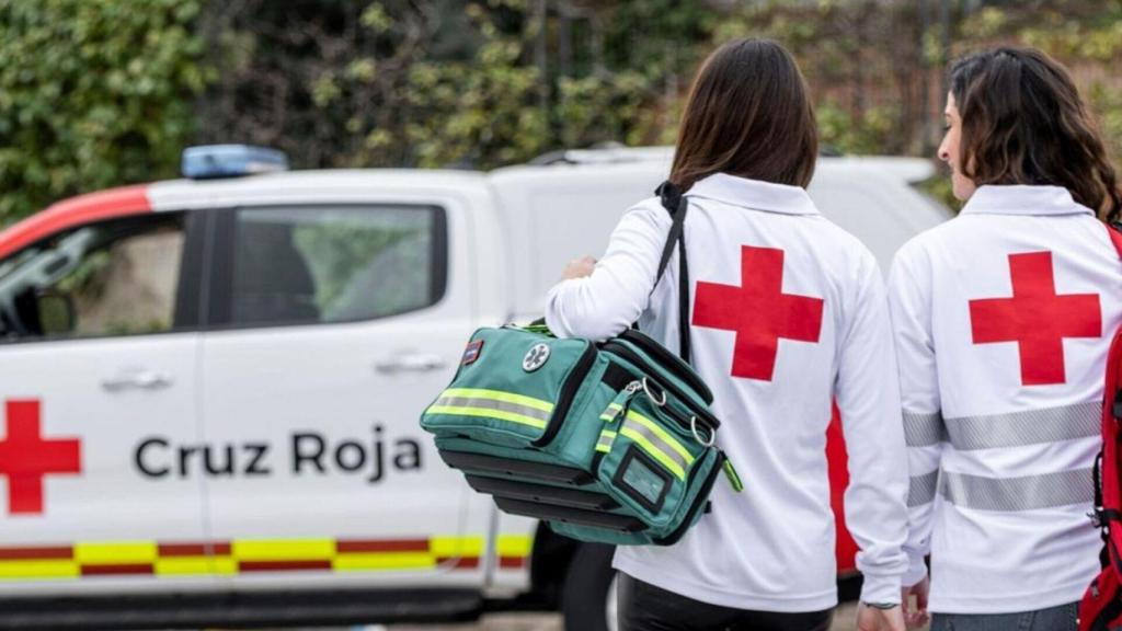 Voluntarias de Cruz Roja.