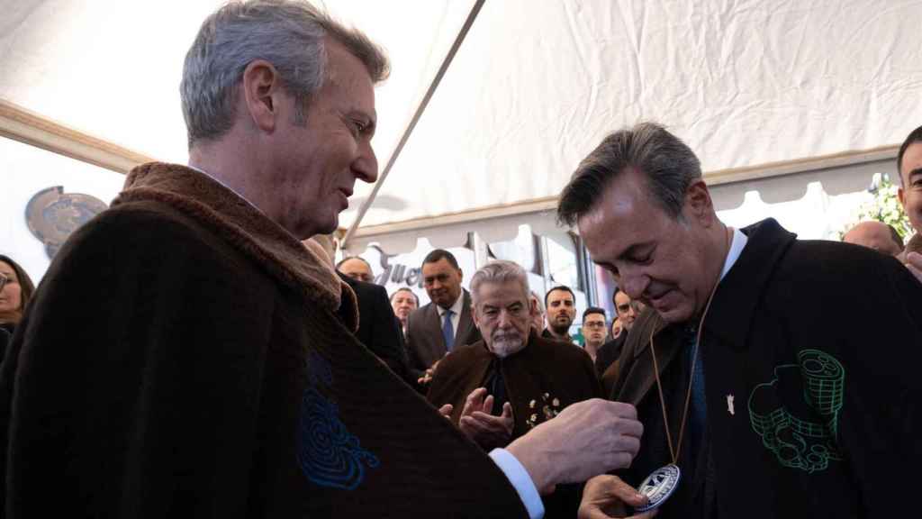 El presidente de la Xunta, Alfonso Rueda, asiste a la celebración de la LV Feira do Cocido de Lalín.