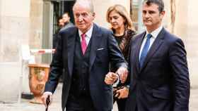 Juan Carlos I, el pasado jueves en París.