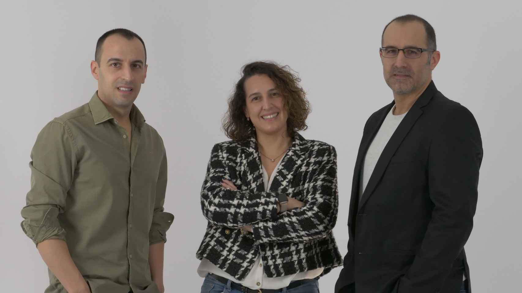 Equipo de Cétery IA: Manuel Antón (CEO); Carmen Antón (Legal counsel) y José Antón (CTO).