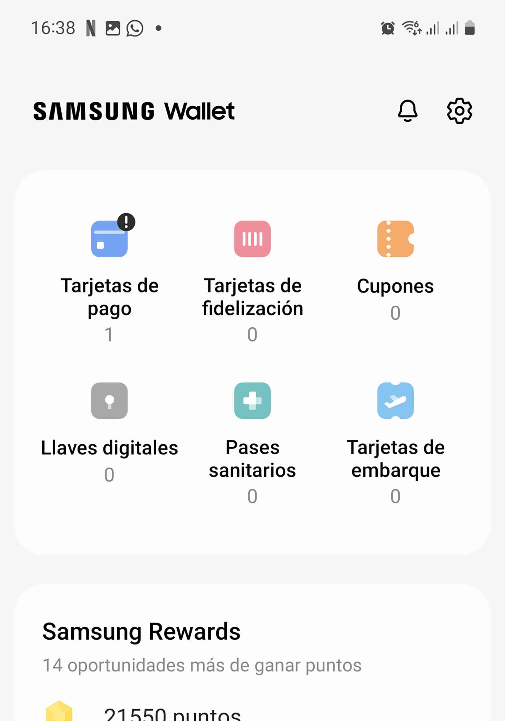 Samsung Wallet se puede borrar, pero es esencial para los pagos por NFC