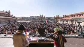 DJs en la celebración de Carnaval.