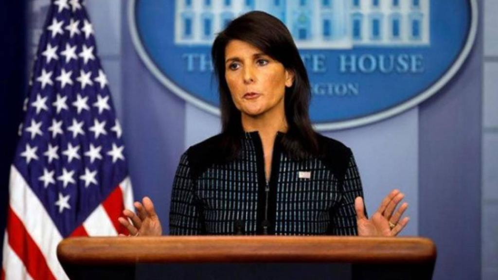 La exgobernadora de Carolina del Sur Nikki Haley.