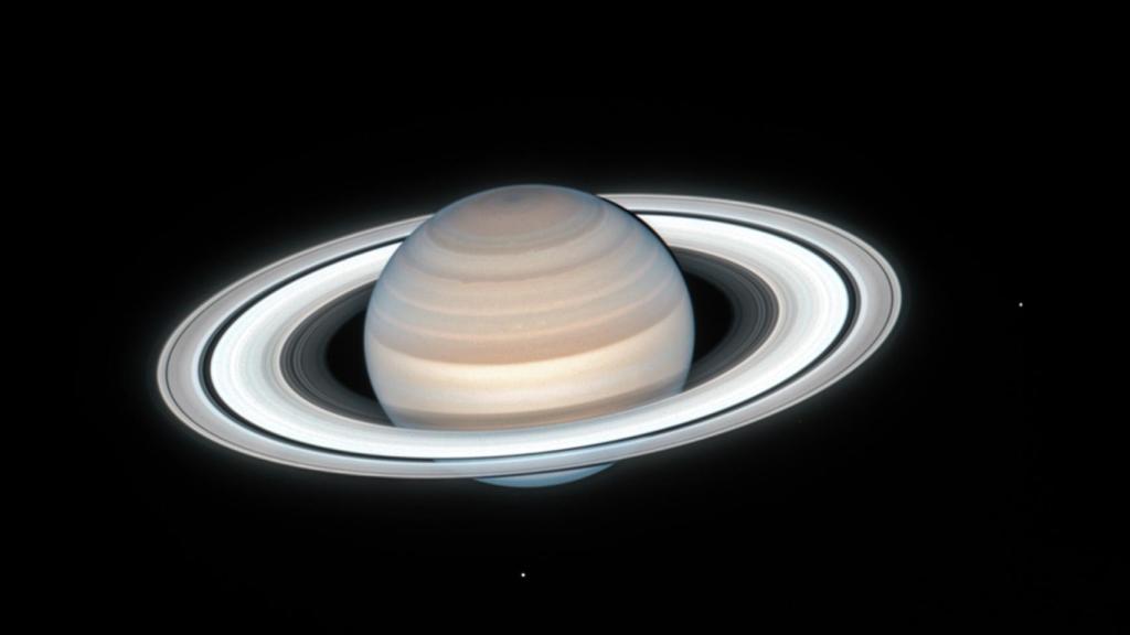 Saturno, visto por el Hubble.