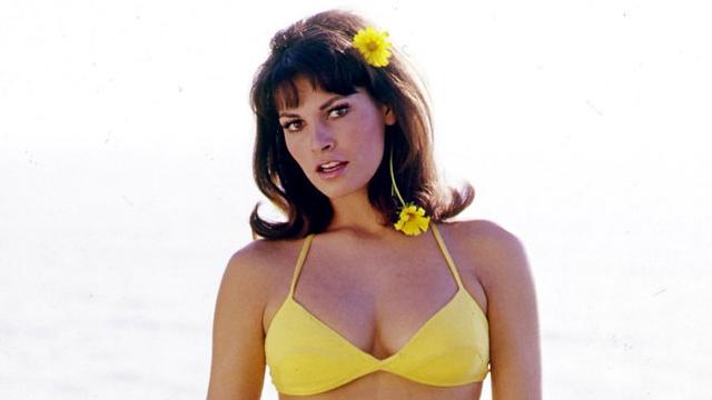 Raquel Welch en 1966, año en que se estrenó 'Hace un millón de años', la película que catapultó a la actriz al estrellato