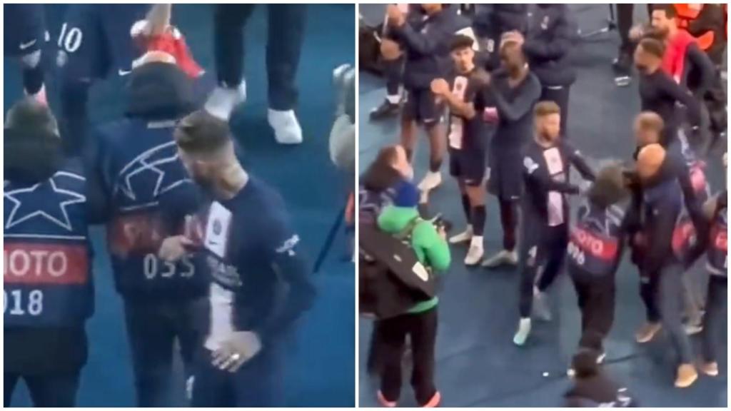 Sergio Ramos empujó a dos fotografos: el feo incidente por el que le llueven las críticas