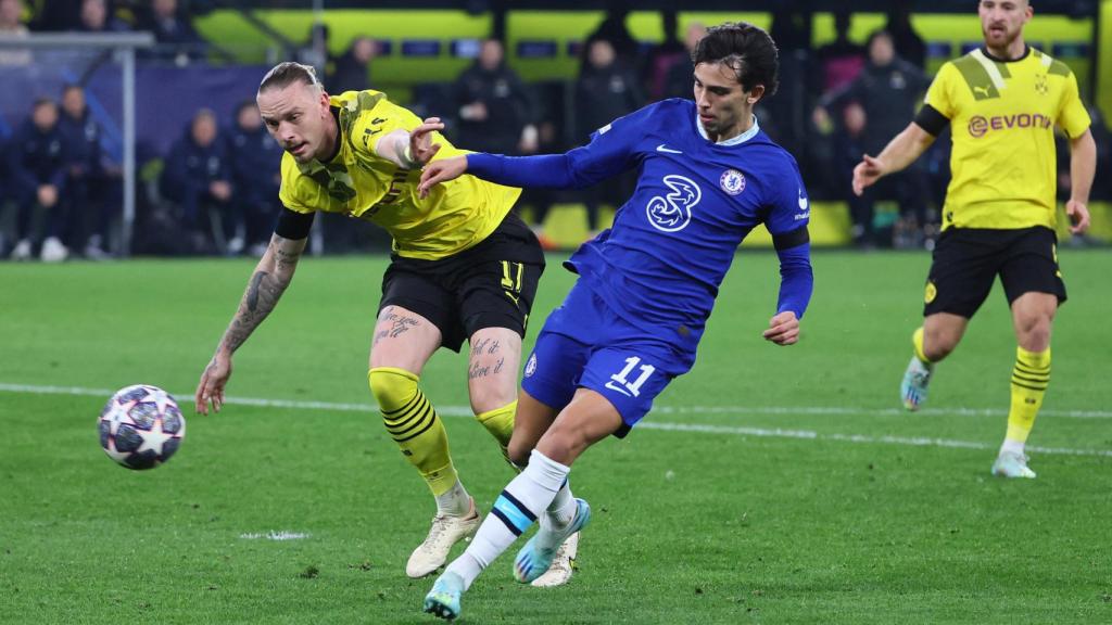 Joao Félix falla una ocasión con el Chelsea ante el Borussia Dortmund en Champions