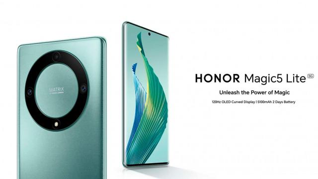 Honor Magic 5 Lite desembarca en Europa como un móvil de gama media