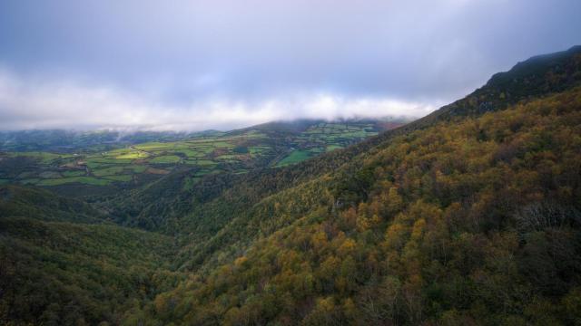 La Serra do Oribio, en Triacastela.