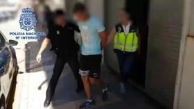 Imagen de la detención del ‘violador del portal’ de Lugo en 2018