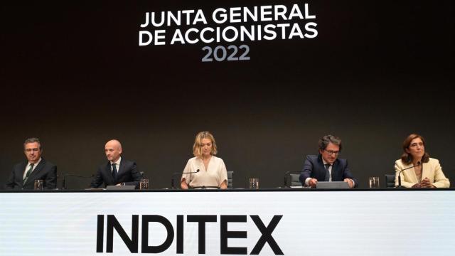 Imagen de archivo de la Junta general de accionistas de Inditex.