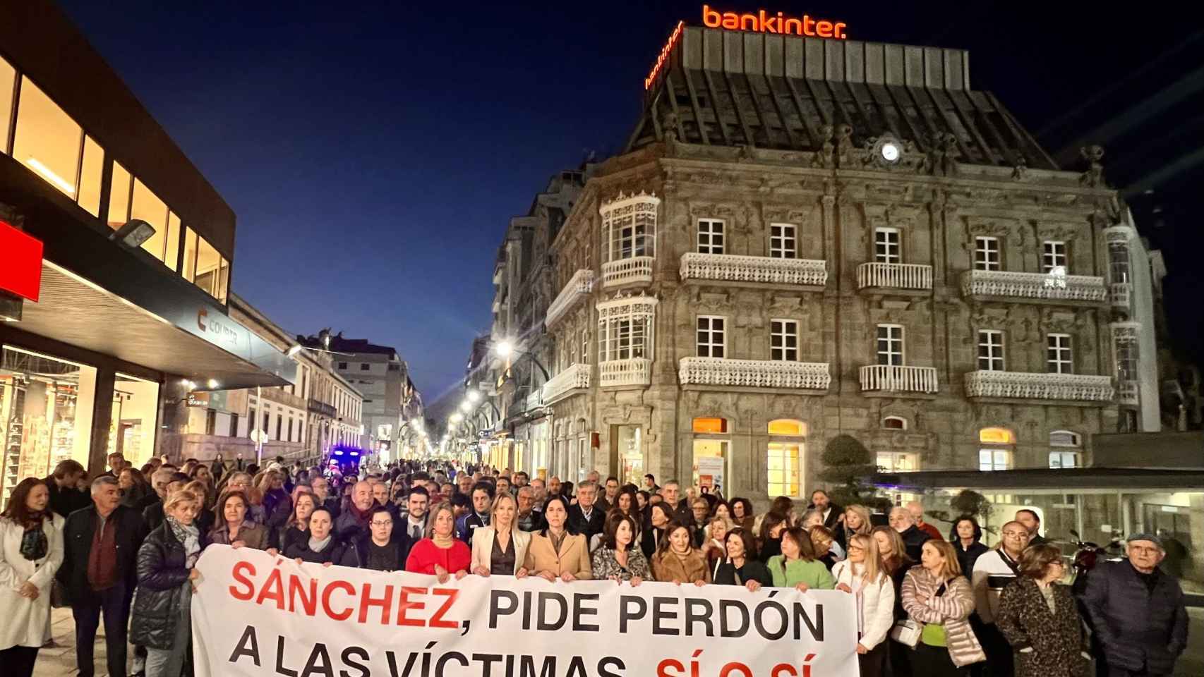 Concentración contra la ley del ‘solo sí es sí’ en Vigo.