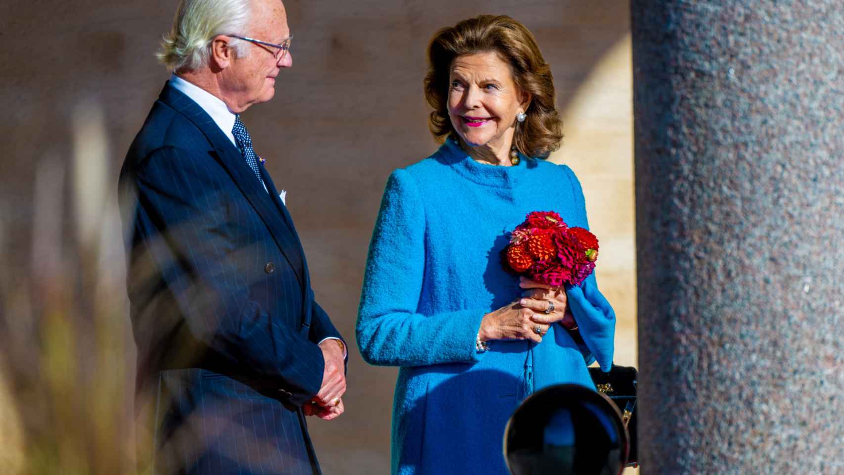 La reina consorte y su marido, Carlos Gustavo de Suecia.